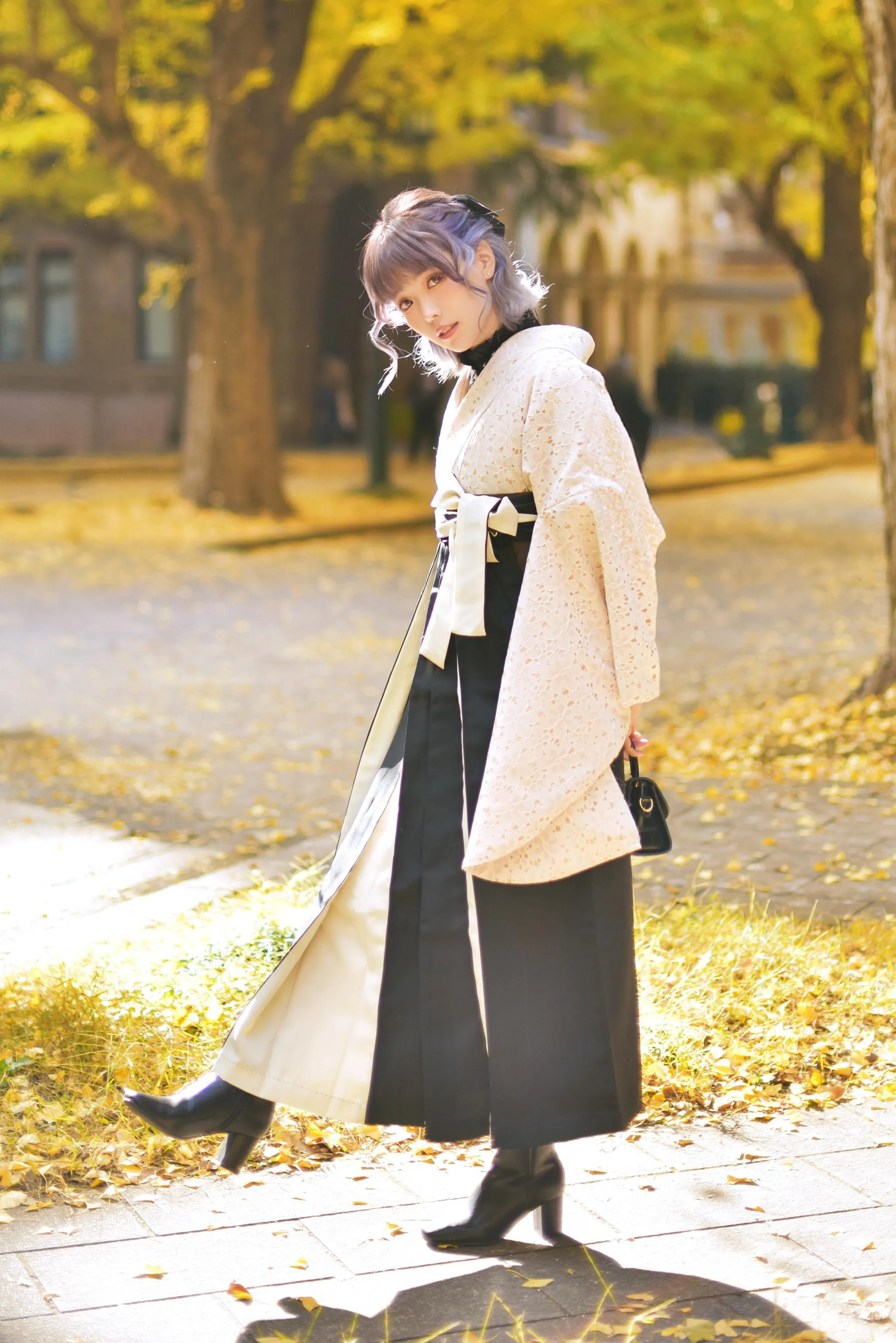 ElyEE子 – NO.130 23年11月订阅-Ginkgo Hakama [38P]插图2